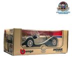 Burago 3006 Jaguar SS 100 1937 Silver 1/18 Scale