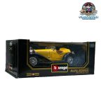 Burago 3008 Alfa Romeo 2300 Spider 1932 Yellow 1/18 Scale