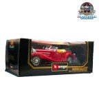 Burago 3020 Mercedes Benz 500K Roadster 1936 Red 1/18 Scale