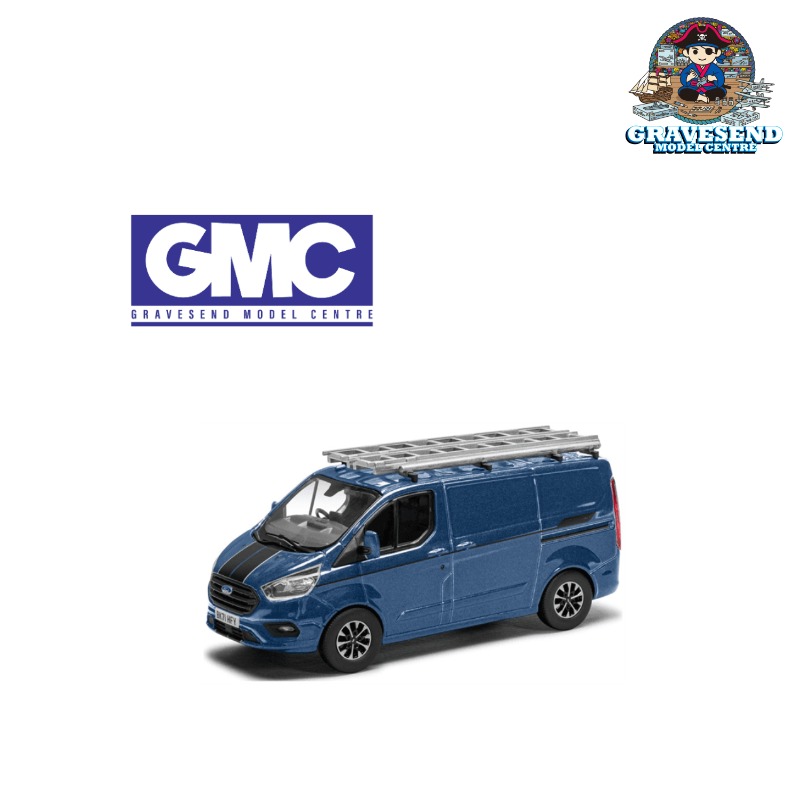 Corgi VA15104 Ford Transit Custom 310 Sport SWB L1/H1 Blue Mattalic