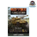 Flames of War FW265U Waffen SS D Day Unit Cards