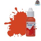 Humbrol Acrylic Dropper Bottle No132 Satin Red