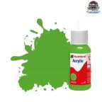 Humbrol Acrylic No.208 Fluorescent Signal Green