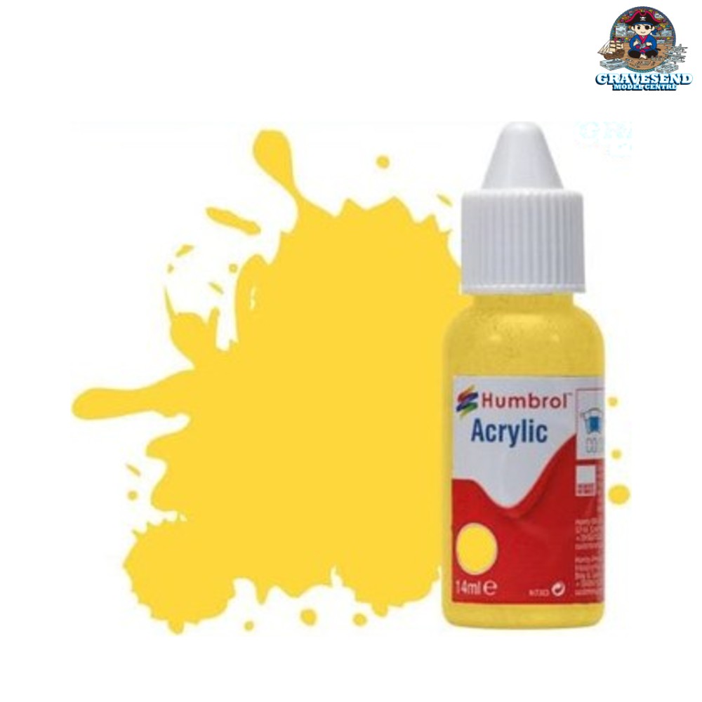 Humbrol Acrylic No. 74 Linen Matt Acrylic Dropper Bottle 14ML