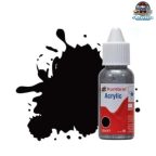 Humbrol Acrylic No. 85 Black - Satin