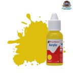 Humbrol Acrylic No81 Pale Yellow Matt 14ml Dropper Bottle