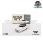 Mini GT 1/64 631 Lincoln Capri 1954 Arctic White / Atlantic Blue