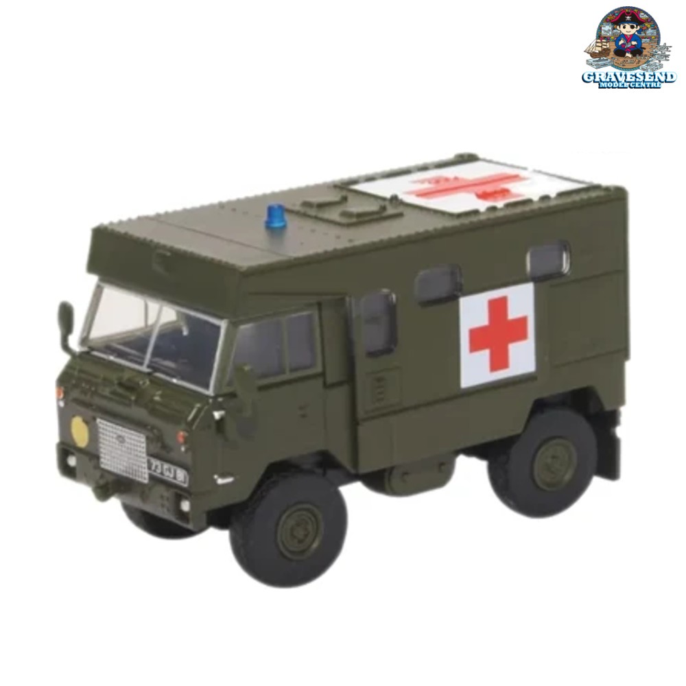 Oxford Diecast 76LRFCA002 Land Rover FC Ambulance Nato Green