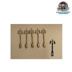 P & D Marsh PW31 OO Gauge Ornate Double Globe Street Lamps 5