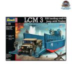 Revell 03000 LCM 35oft Landing Craft & 4x4 Off Road Vehicle