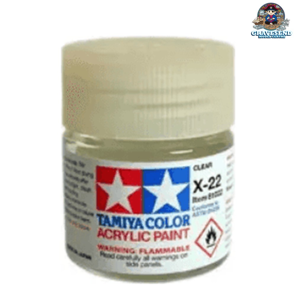 Tamiya 81522 Acrylic Mini X-22 Clear