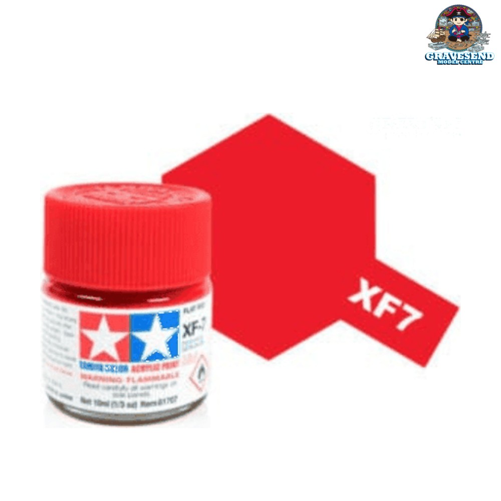 Tamiya 81707 Acrylic Mini XF-7 Flat Red