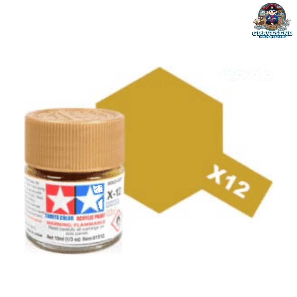 Tamiya Acrylic Mini X-12 Gold Leaf