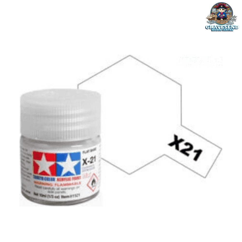 Tamiya Acrylic Mini X-21 Flat Base