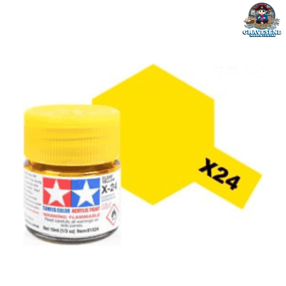 Tamiya Acrylic Mini X-24 Clear Yellow