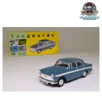 Vanguard VA04406 1/43 Austin A60 Cambridge Persian Blue / Snowberry White stripe